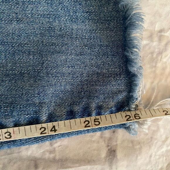 Lucky Brand women 4/27 ankle high rise skinny Bridgette button fly blue jeans - Picture 10 of 11